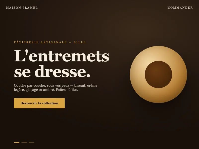 Concept de site — Maison Flamel